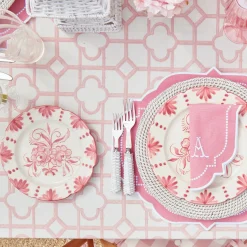 Pink Bamboo Tablecloth|Mrs. Alice