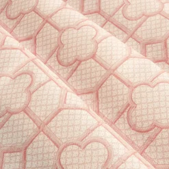 Pink Bamboo Trellis Fabric|Mrs. Alice Sale