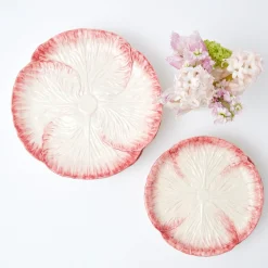 Pink Capri Lettuce Dinner Plate (Set Of 4)|Mrs. Alice Sale