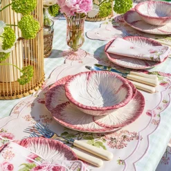 Pink Capri Lettuce Dinner Plate (Set Of 4)|Mrs. Alice Sale