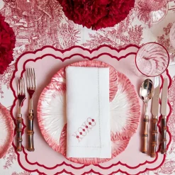 Pink Capri Lettuce Dinner Plate (Set Of 4)|Mrs. Alice Sale