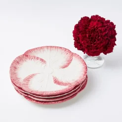 Pink Capri Lettuce Dinner Plate (Set Of 4)|Mrs. Alice Sale