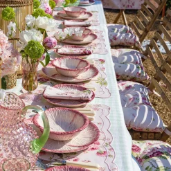 Pink Capri Lettuce Dinner Plate|Mrs. Alice Outlet