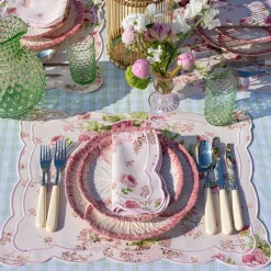 Pink Capri Lettuce Starter Plate|Mrs. Alice Best