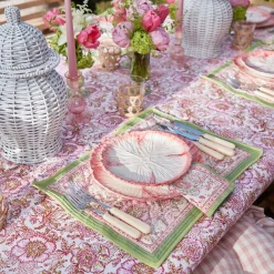 Pink Capri Lettuce Starter Plate (Set Of 4)|Mrs. Alice