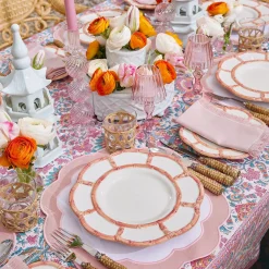 Pink Fringe Napkins (Set Of 4)|Mrs. Alice Online