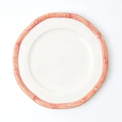 Pink Geometric Bamboo Starter Plate|Mrs. Alice Discount
