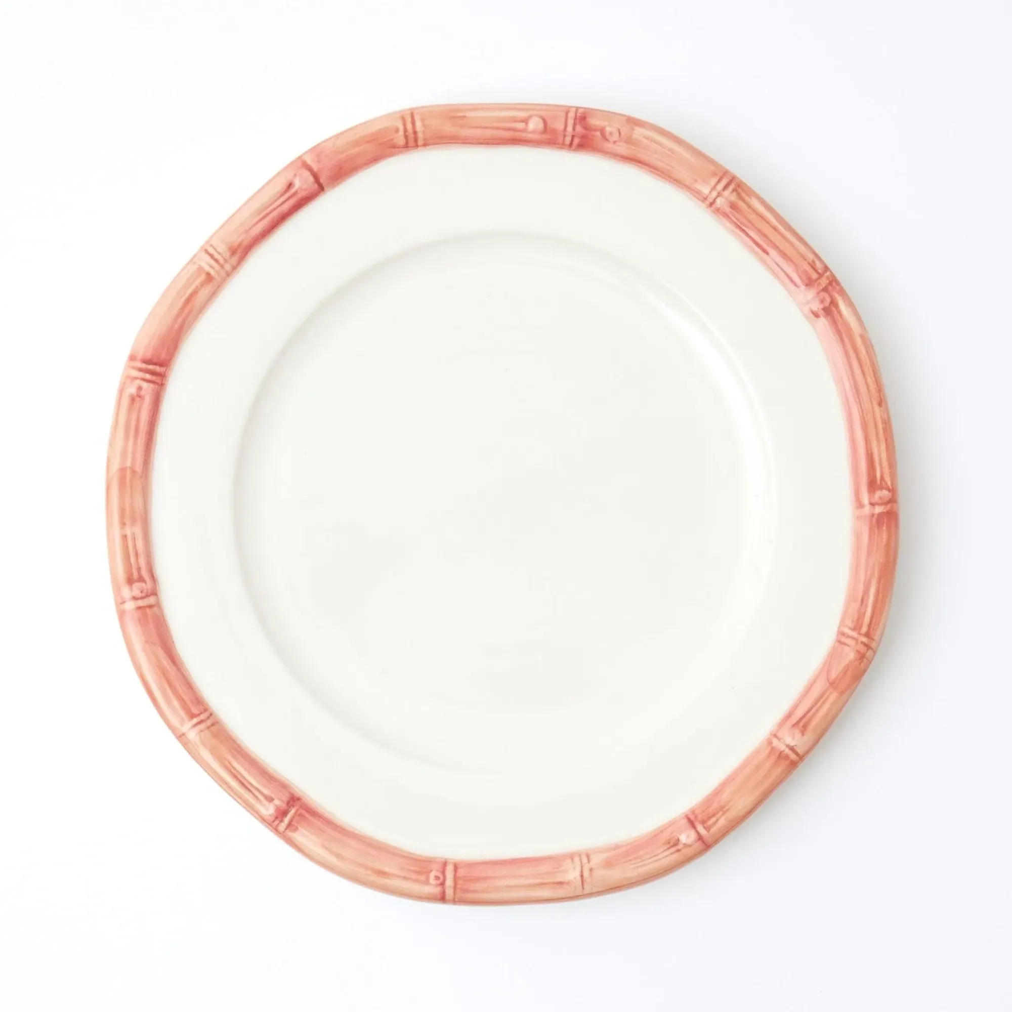 Pink Geometric Bamboo Starter Plate|Mrs. Alice Discount