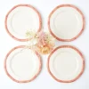 Pink Geometric Bamboo Starter Plate (Set Of 4)|Mrs. Alice Hot