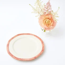 Pink Geometric Bamboo Starter Plate (Set Of 4)|Mrs. Alice Best