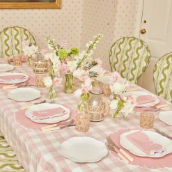 Pink Gingham Tablecloth|Mrs. Alice Clearance