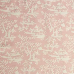 Pink Pagoda Garden Fabric|Mrs. Alice Discount