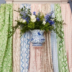 Pink Pagoda Garden Fabric|Mrs. Alice Discount