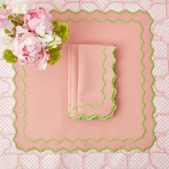 Pink Penelope Napkins (Set Of 4)|Mrs. Alice Online