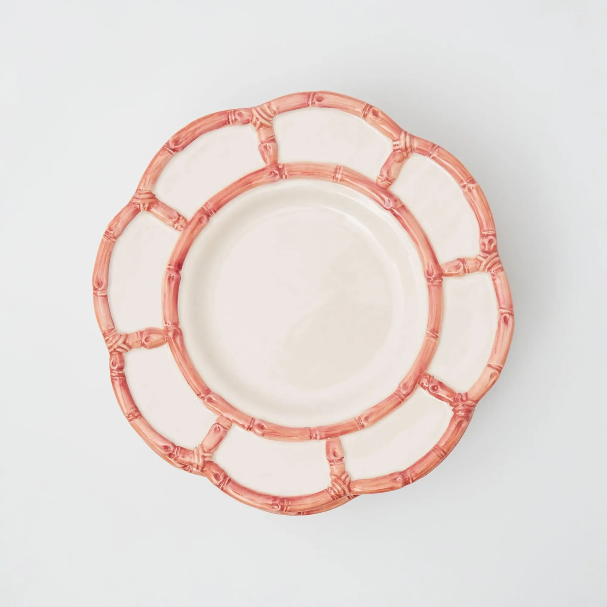 Pink Petal Bamboo Dinner Plates (Set Of 4)|Mrs. Alice Outlet