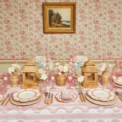 Pink Petal Bamboo Dinner Plate|Mrs. Alice Sale