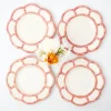 Pink Petal Bamboo Starter Plates (Set Of 4)|Mrs. Alice Sale
