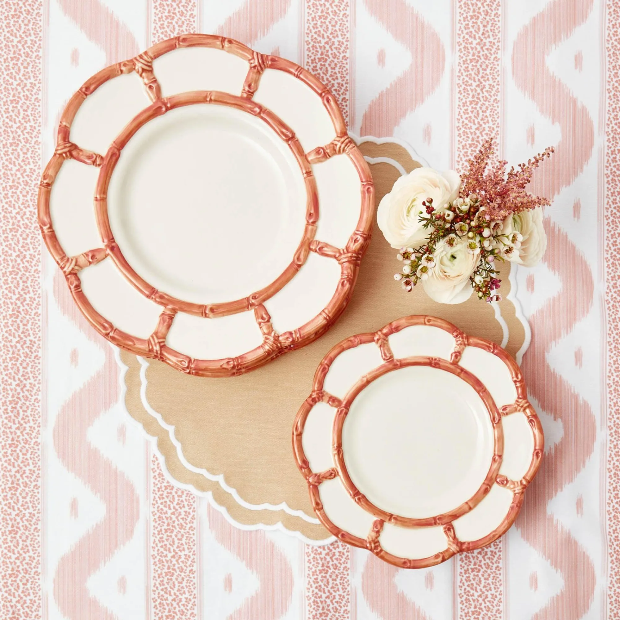 Pink Petal Bamboo Starter Plate|Mrs. Alice Online