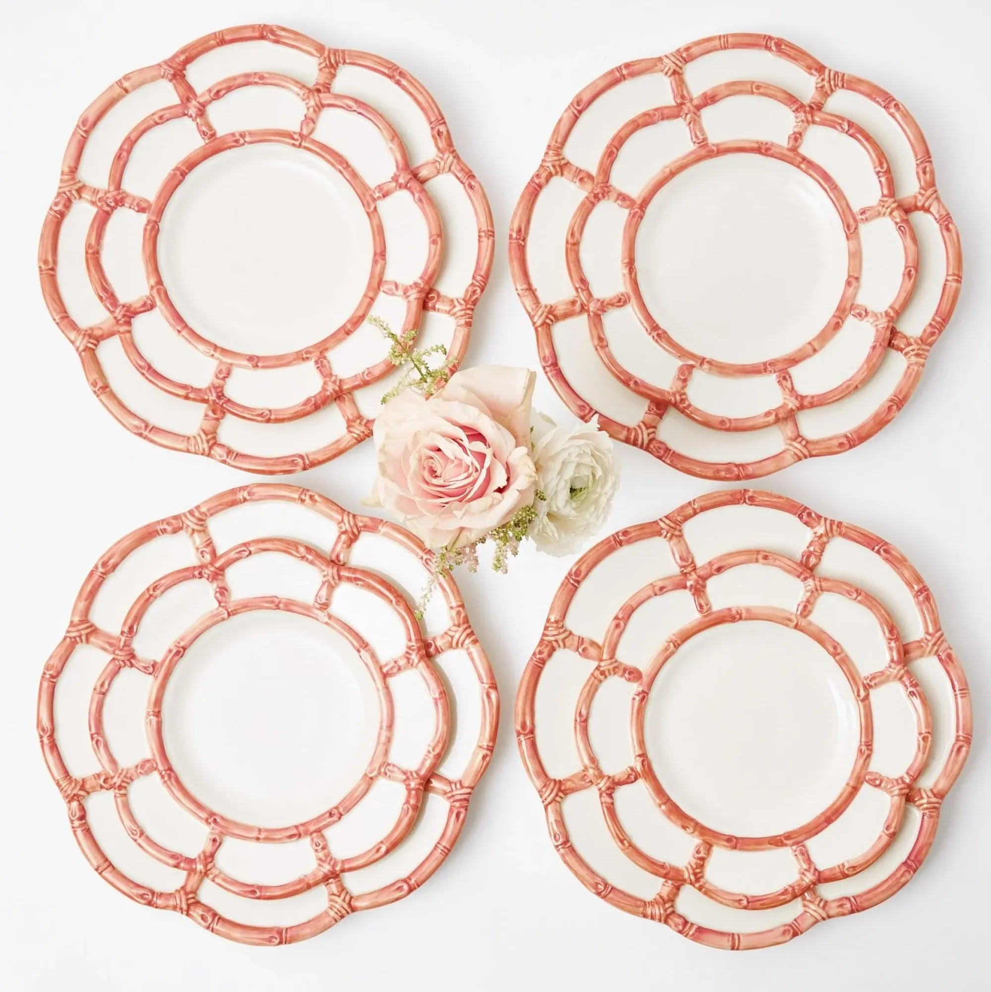 Pink Petal Bamboo Starter Plate|Mrs. Alice Online