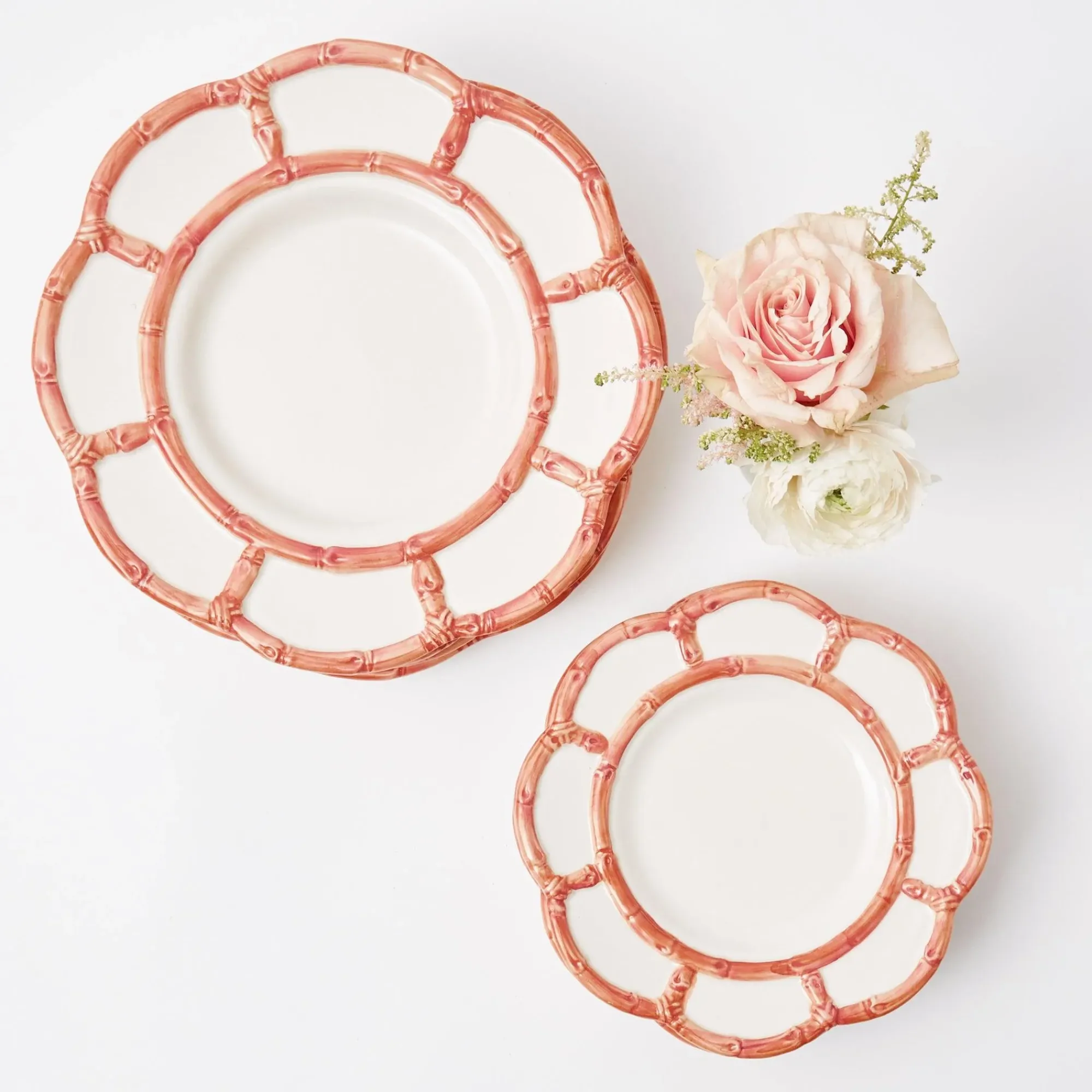 Pink Petal Bamboo Starter Plate|Mrs. Alice Online