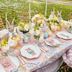 Pink Rattan Napkin Bow (Set Of 4)|Mrs. Alice Online