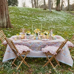 Pink Rattan Napkin Bow (Set Of 4)|Mrs. Alice Clearance