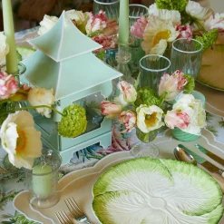 Pistachio Green Pagoda Lantern|Mrs. Alice