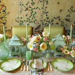 Pistachio Green Pagoda Lantern|Mrs. Alice Best