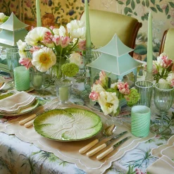 Pistachio Green Pagoda Lantern|Mrs. Alice Best