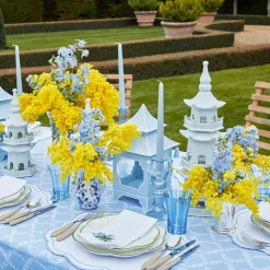 Powder Blue Pagoda Lantern|Mrs. Alice New
