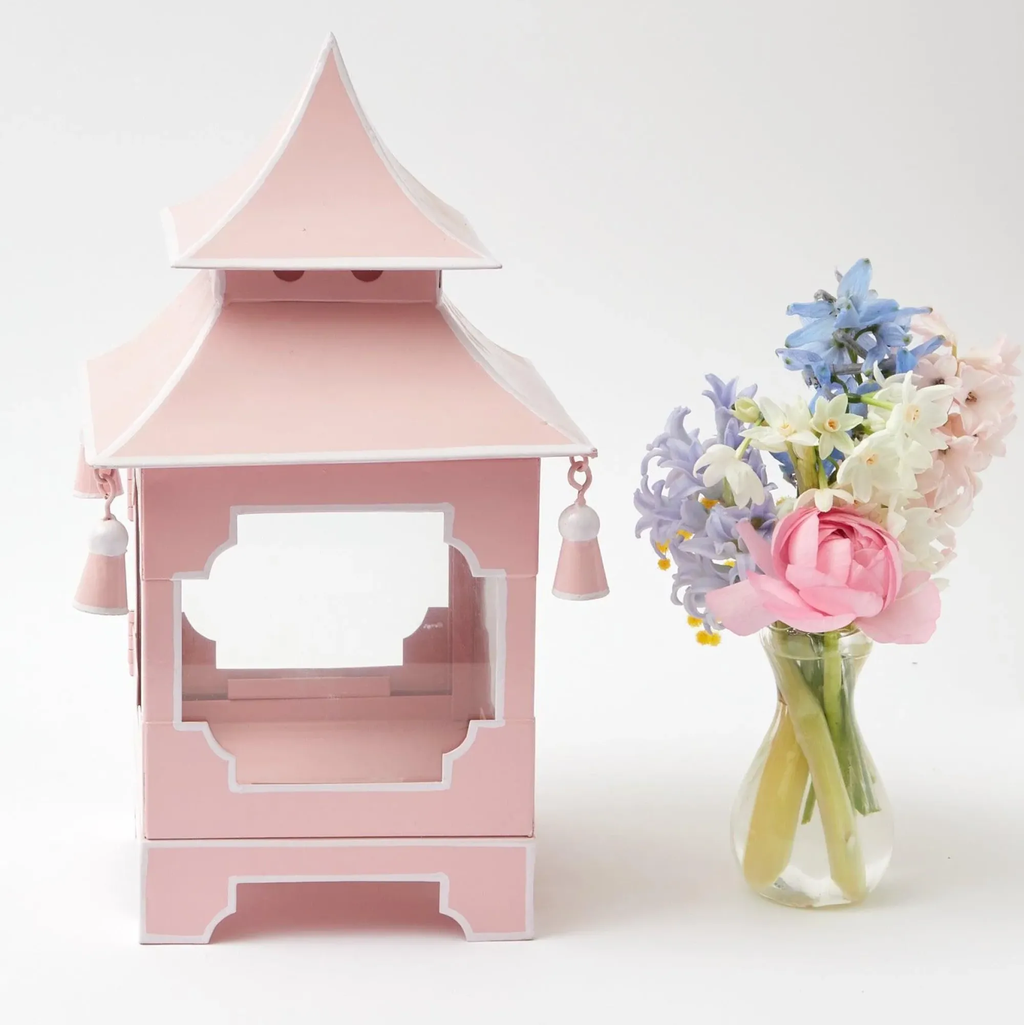 Powder Pink Pagoda Lantern|Mrs. Alice Sale