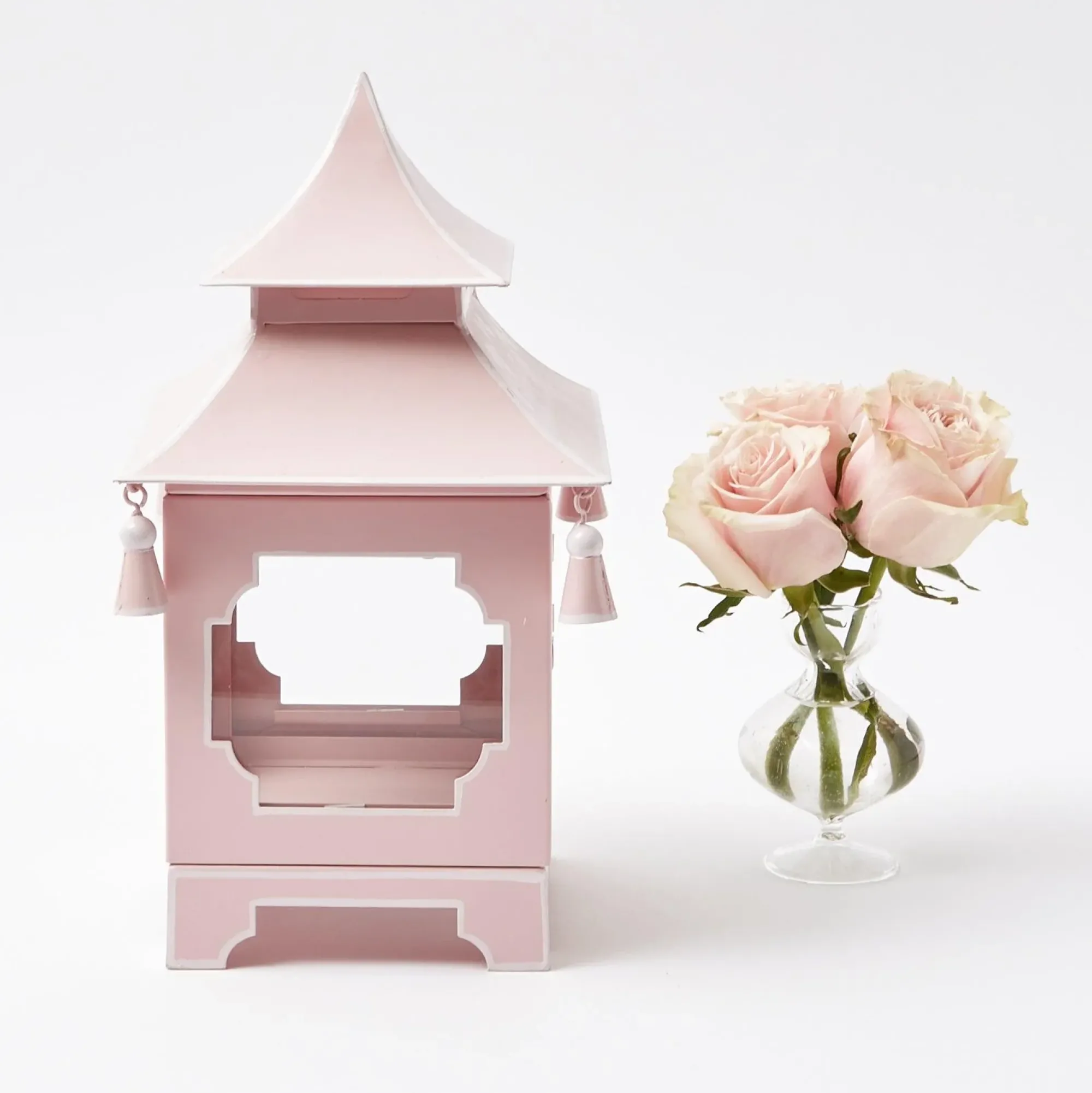 Powder Pink Pagoda Lantern|Mrs. Alice Sale