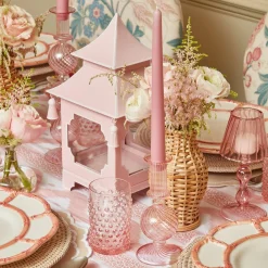 Powder Pink Pagoda Lantern|Mrs. Alice Best