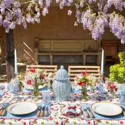 Raffia Cherry Napkin Holders (Set Of 4)|Mrs. Alice Clearance