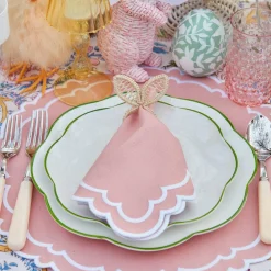 Rattan Bunny Napkin Rings (Set Of 4)|Mrs. Alice Online