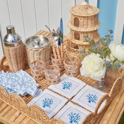 Rattan Cocktail Shaker|Mrs. Alice Outlet