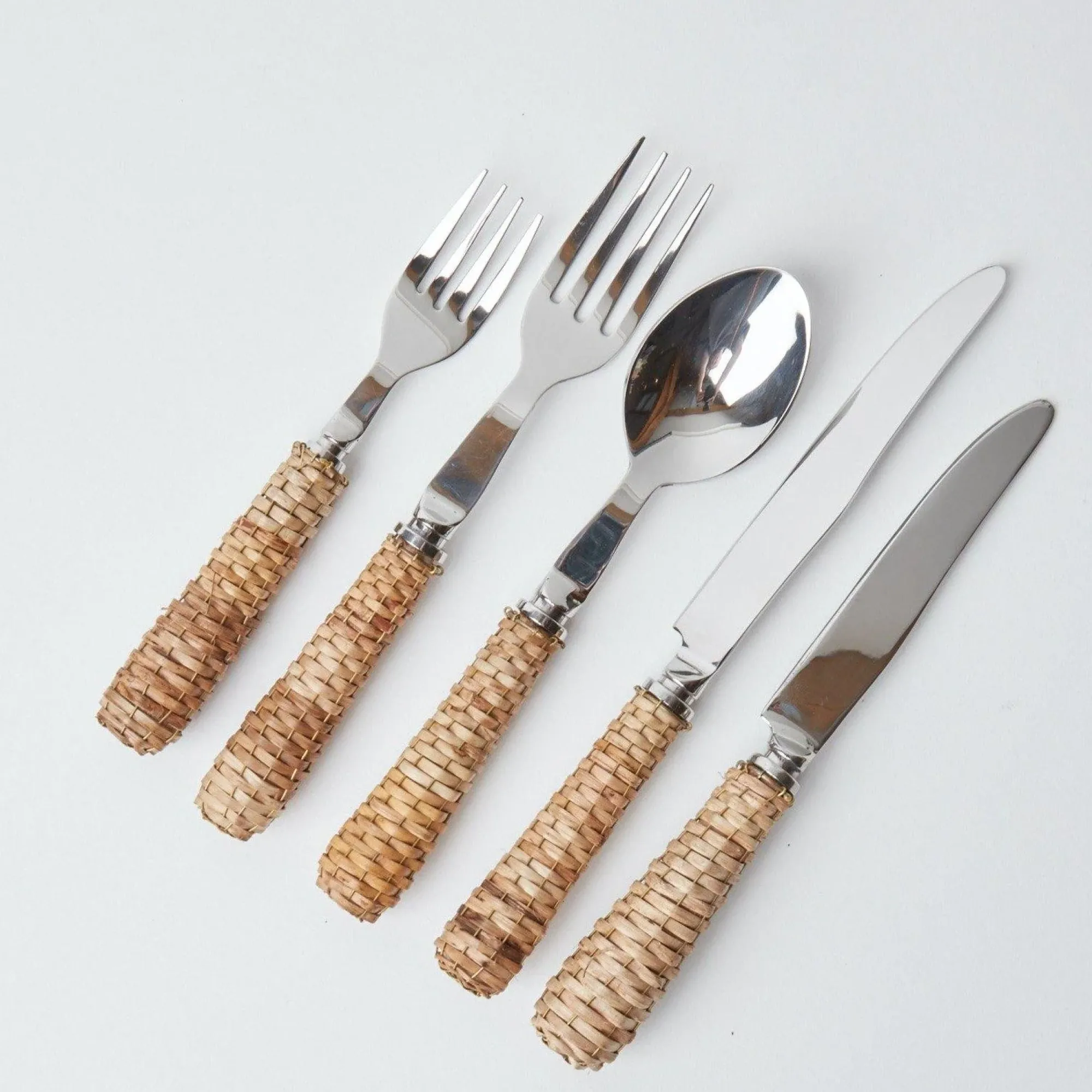 Rattan Cutlery (5 Piece)|Mrs. Alice Online