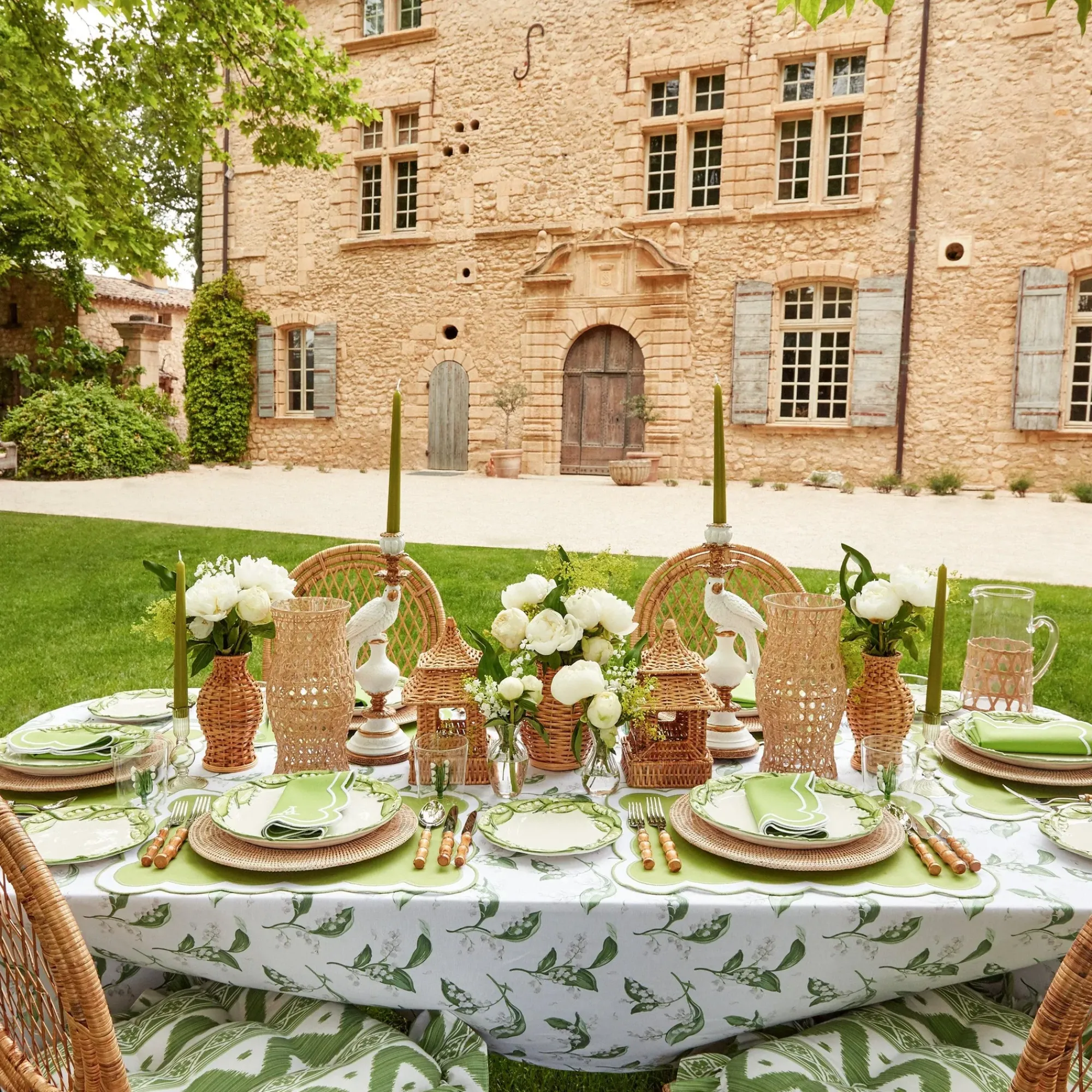 Rattan Hurricane Lantern (Pair)|Mrs. Alice Hot