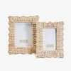 Rattan Photo Frame (Pair)|Mrs. Alice Best