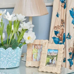 Rattan Photo Frame (Pair)|Mrs. Alice Best