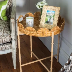 Rattan Photo Frame (Pair)|Mrs. Alice Best