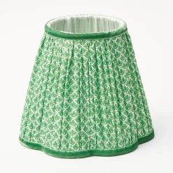 Rechargeable Lamp With Green Lotus Lampshade|Mrs. Alice Discount