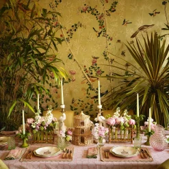 Rose Hobnail Jug With Emerald Handle|Mrs. Alice Outlet