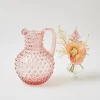 Rose Pink Hobnail Jug|Mrs. Alice Discount