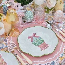 Scalloped Easter Dinner & Starter Plate (Set Of 8)|Mrs. Alice Outlet