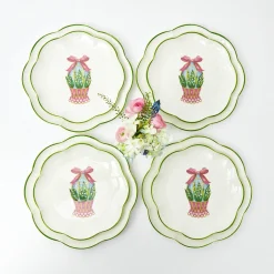 Scalloped Easter Dinner & Starter Plate (Set Of 8)|Mrs. Alice Outlet