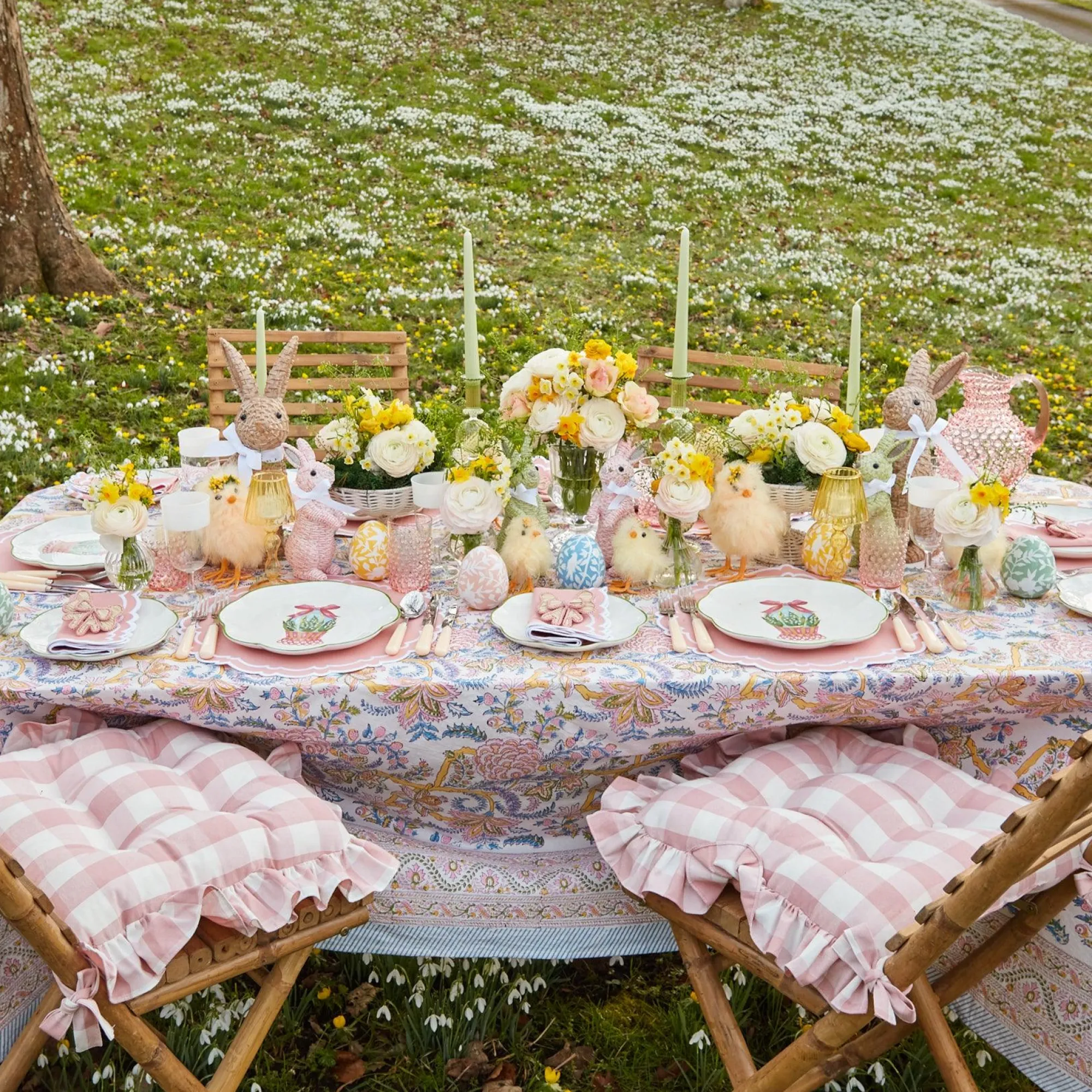 Scalloped Easter Dinner Plate (Set Of 4)|Mrs. Alice Best