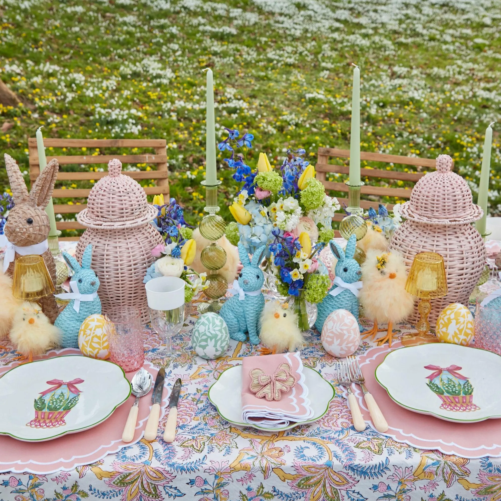 Scalloped Easter Dinner Plate (Set Of 4)|Mrs. Alice Best