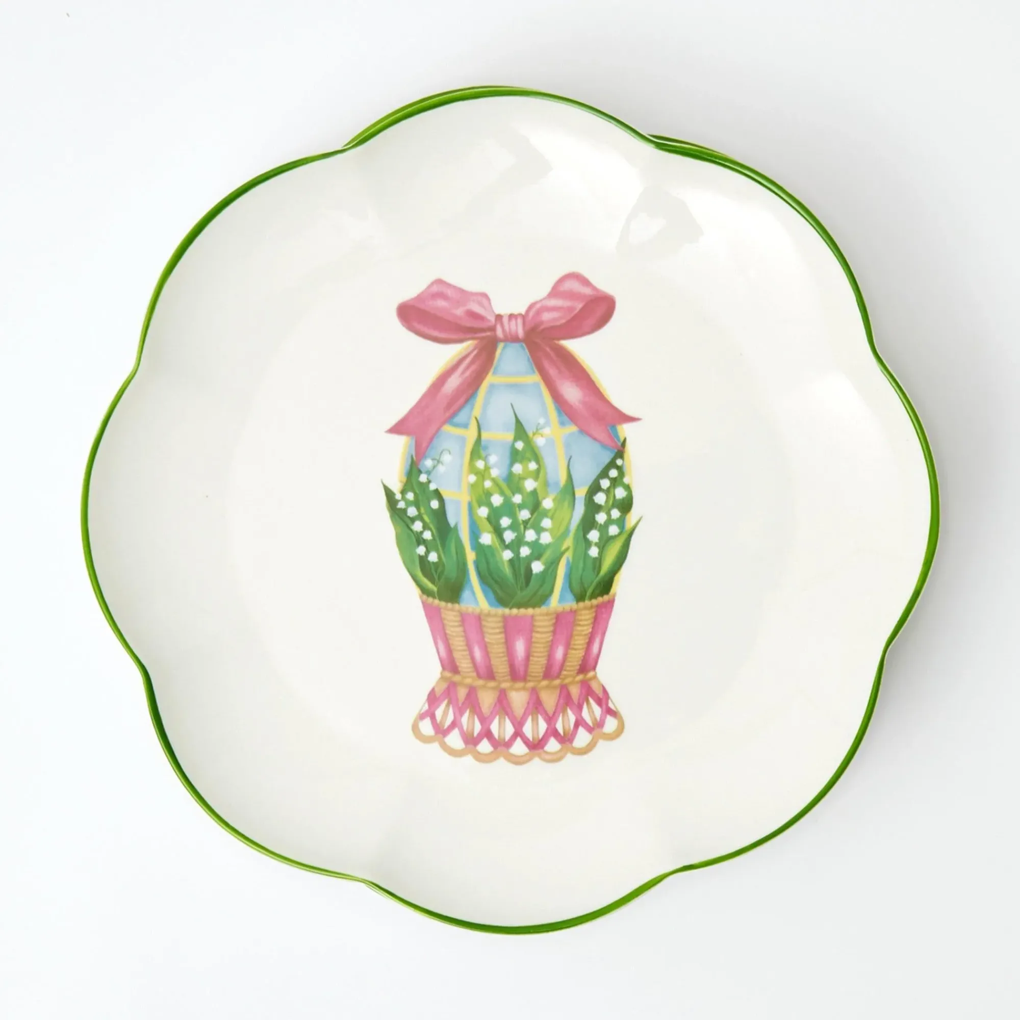 Scalloped Easter Dinner Plate (Set Of 4)|Mrs. Alice Best