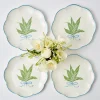 Scalloped Lily Of The Valley Starter Plate (Set Of 4)|Mrs. Alice Discount